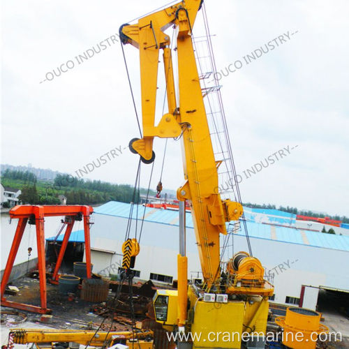 100t Portal Crane With Knuckle Boom Crane 360 Degree Slewing Heavy Duty Crane